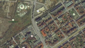 Сателитна снимка на района около Руски паметник и парк "Възраждане"