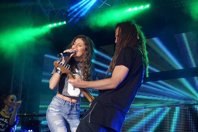 Михаела Филева на сцената