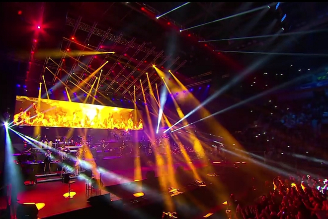 Kontsertat na slavi trifonov i ku ku bend v arena armeets