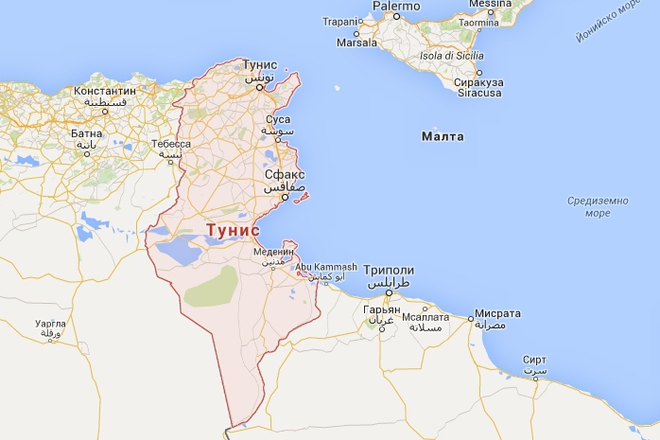Tunis na kartata