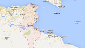Тунис на картата