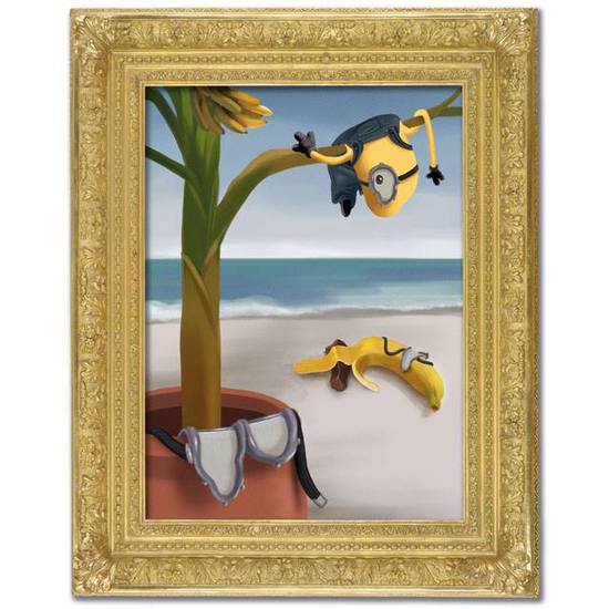 Миньоните в стил "Салвадор Дали"