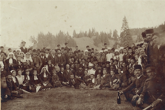 Най-старата снимка от Роженския събор, 1898 г.