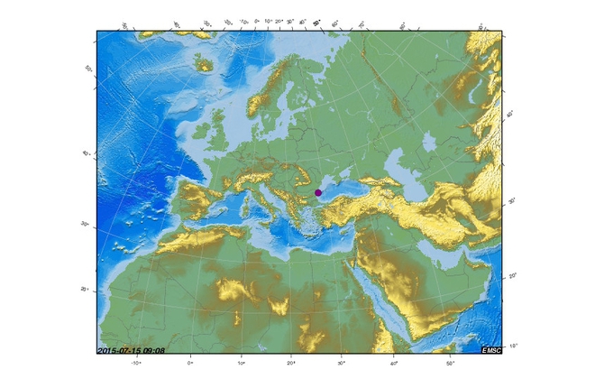 Земетресението в Черно море от 15 юли 2015 г.