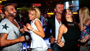 Благой Георгиев и Азис в дискотека