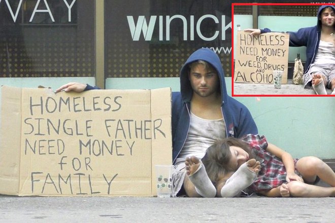 Sotsialniyat eksperiment s bezdomnika