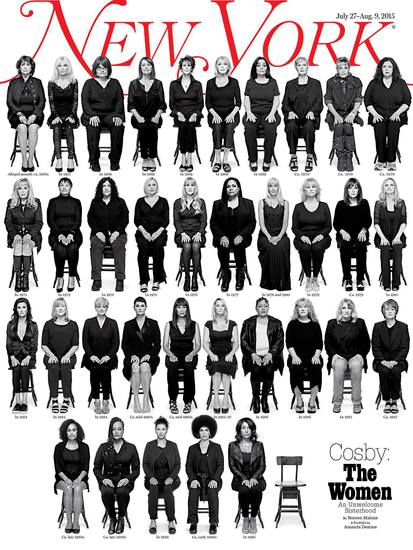 35 жертви на Бил Козби на корица в "Ню Йорк"