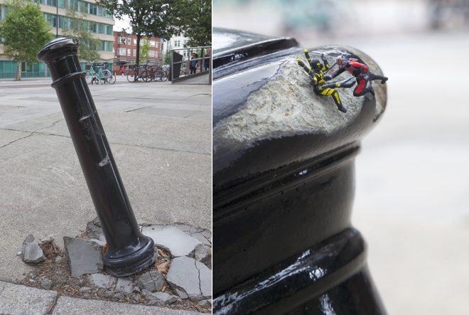 Антмен в схватка с Йелоуджакет по улиците на Лондон