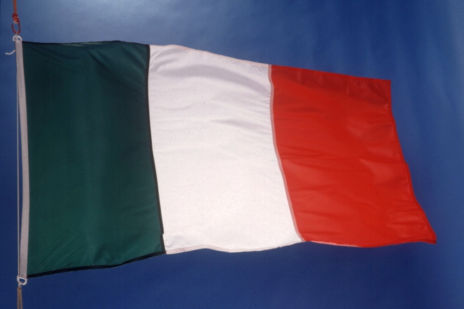 Natsionalniyat flag na italiya