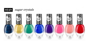 Козметика Hean: Лак за нокти Sugar Crystals в осем различни разцветки