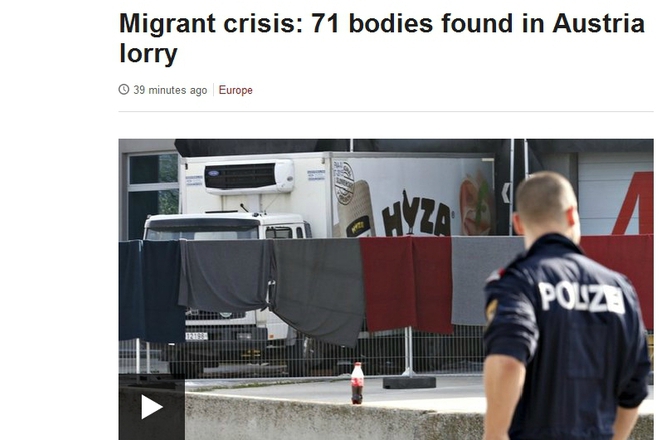 Novinata za tragediyata s migrantite v bbcnews com