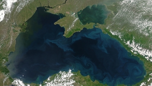 Сателитна снимка на Черно море