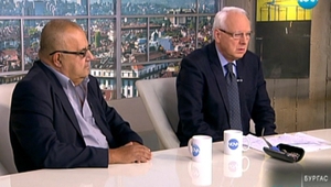 Божидар Димитров и Велизар Енчев в студиото на "Здравей, България"