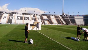 Димитър Бербатов на стадион "Тумба" в Солун