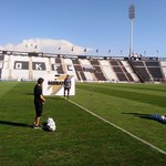 Димитър Бербатов на стадион "Тумба" в Солун
