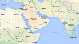 Саудитска Арабия на картата