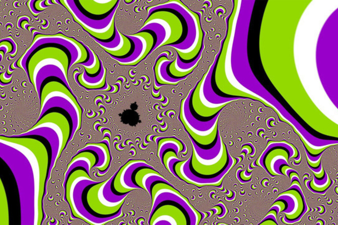 Tsvetna ilyuziya za dvizhenie