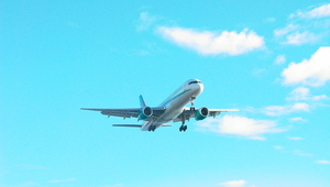 Кацащ самолет