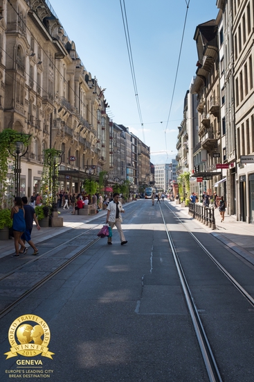 Трамвайно трасе в Женева
