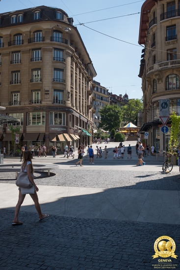 Пешеходна зона в Женева