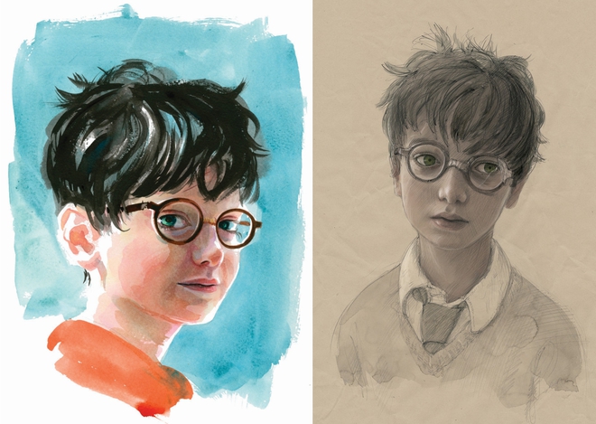 Хари Потър, нарисуван от Джим Кей