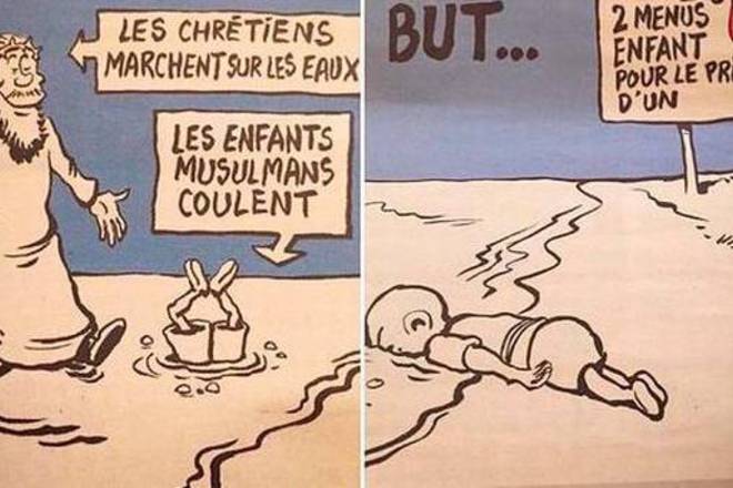 Karikaturite na sharli ebdo za malkiya aylan