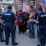 Акция срещу нелегалната миграция в София
