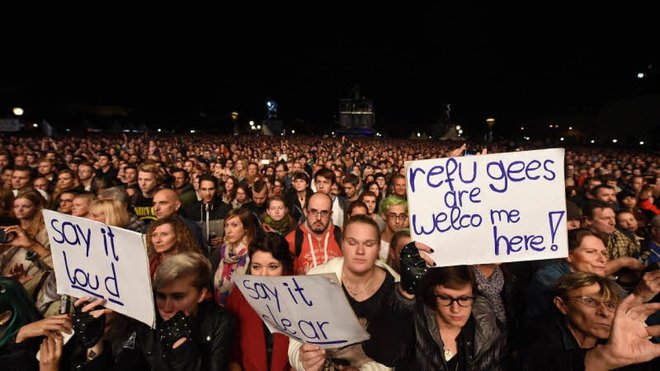 Концерт "Бежанците са добре дошли" във Виена