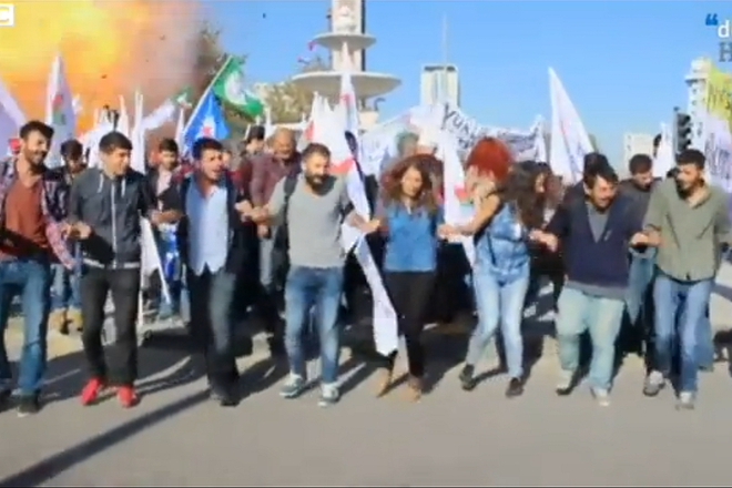Eksploziite po vreme na demonstratsiya v ankara 10 oktomvri 2015 g