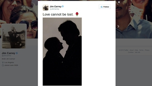 Джим Кери в траур по приятелката си