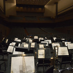 Интериорът на концертната зала в Киото