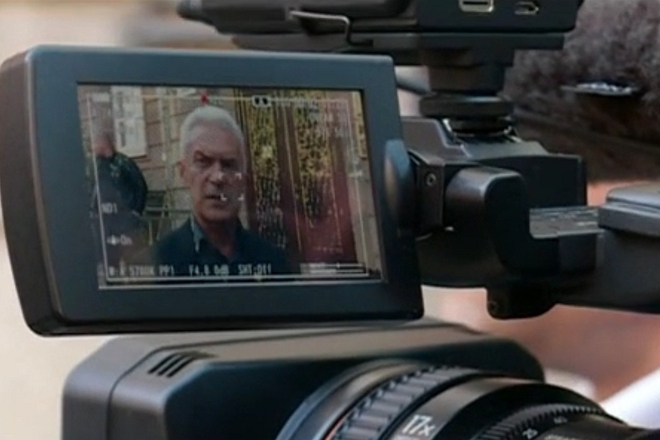 Volen siderov pred tv kamerite