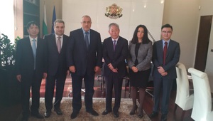 Премиерът Борисов с изпълнителния директор на най-голямата частна китайска компания