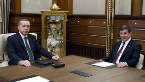 Реджеп Ердоган и Ахмед Давутоглу