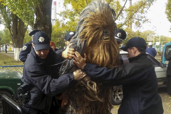 Arestuvaha chubaka za zabranena agitatsiya