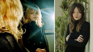 Джесика Прат като блондинка и брюнетка