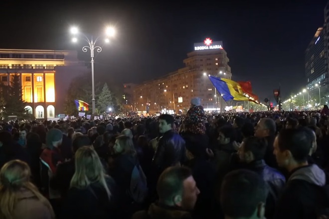 Protestat na rumantsite zaradi tragediyata v klub v bukuresht