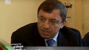 Алексей Петров по време на президентската кампания през 2011 г.