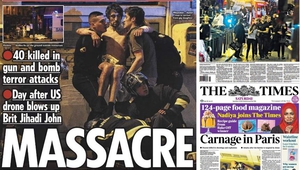 Първите страници на британската преса на 14 ноември 2015 г.