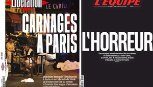 Първите страници на френската преса: "Либерасион" и "Екип"