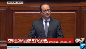 Франсоа Оланд пред двете камари на френския парламент