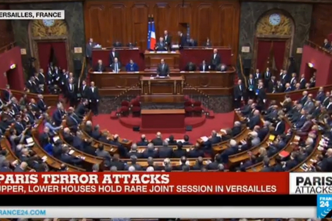 Dvete kamari na frenskiya parlament 16 noemvri 2015 g