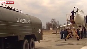 ТУ-22М3 удря по позиции на „Ислямска държава”