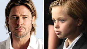 Брад Пит и дъщеря му Шайло