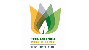 Емблемата на конференцията в Париж COP21