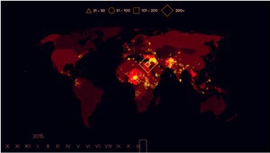 Карта на тероризма през последните 15 години