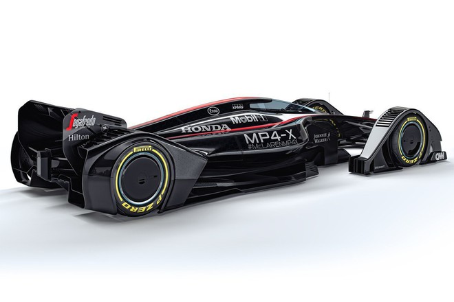 Новият болид на Макларън - McLaren MP4-X