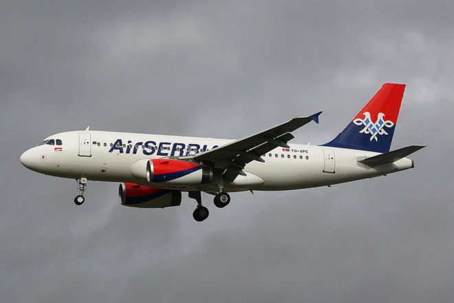 Sas samolet ot sofiya i varna do belgrad