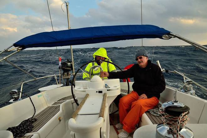 Parvo akustirane na ekspeditsiyata do nos horn