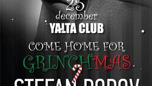 Плакат за GrinchMas партито в "Ялта" на 25 декември 2015 г. 
